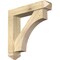 Ekena Millwork Westlake Arts and Crafts Rough Sawn Bracket w/ Offset Brace, Douglas Fir, 6"W x 28"D x 28"H BKT0604X28X28WTL03RDF - alternate 1